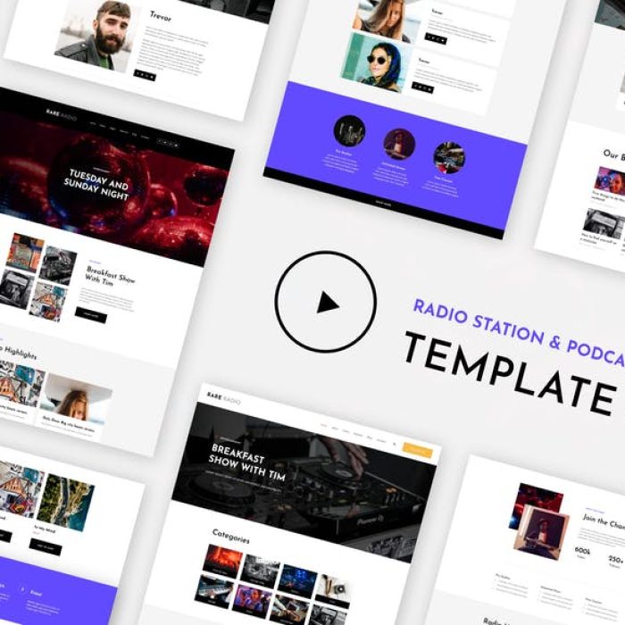 RareRadio Music _ Streaming Elementor Template Kit